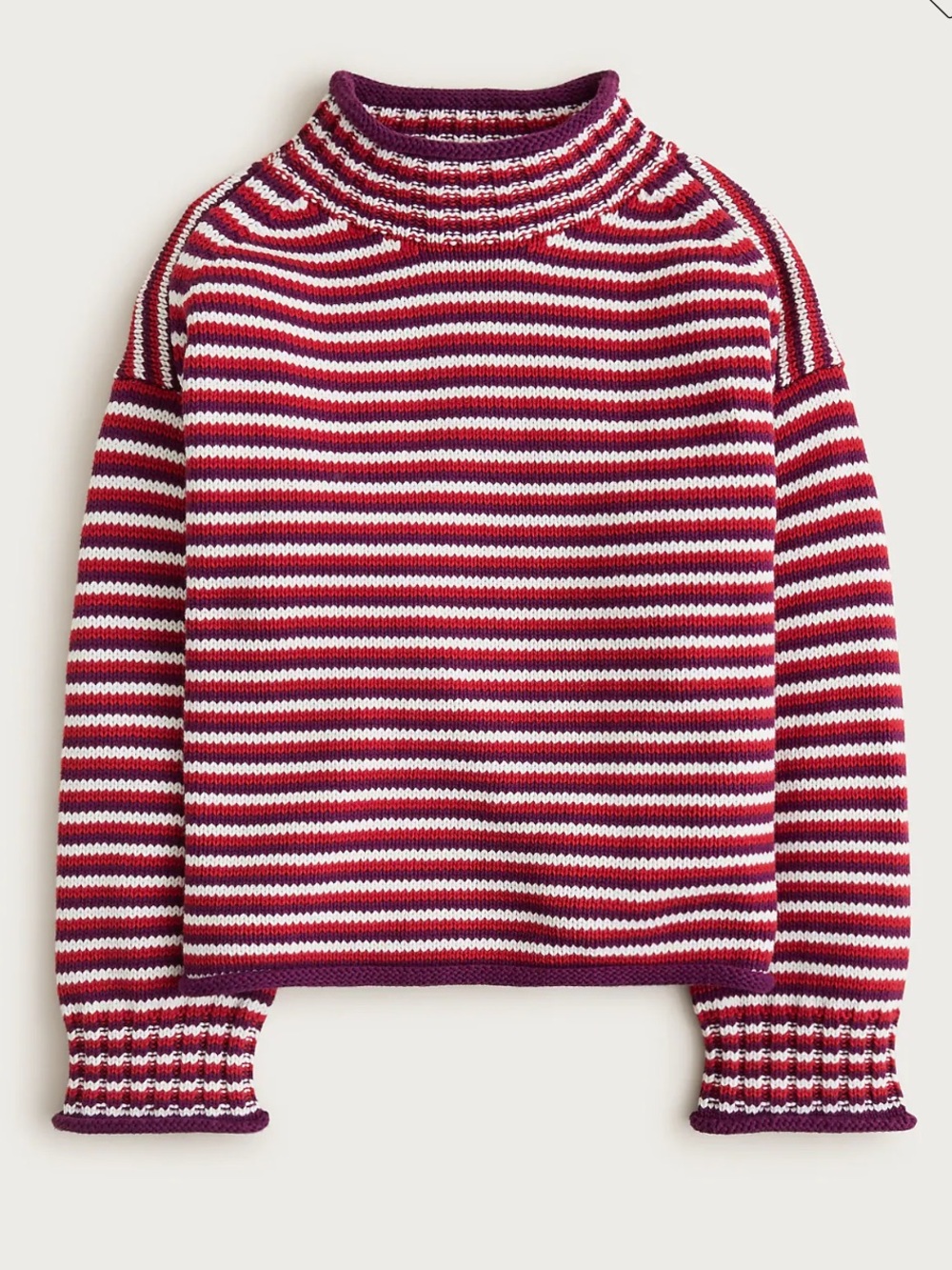 J.Crew Relaxed Rollneck Pullover Sweater